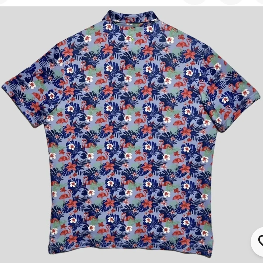 Tailorbyrd Performance Tropical Golf Polo
